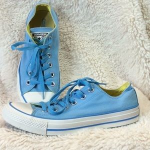 Beautiful Blue Converse Low Tops